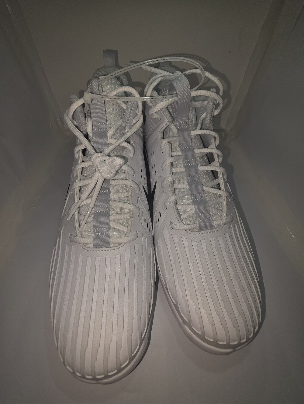 Nike Force Savage Pro 3 Men's Football Cleats White Silver DA5453-104 Size 15 NE